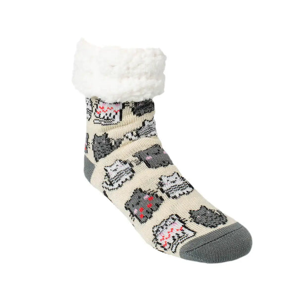 Dr. Johnny's Fuzzy Socks: FTD-CITYCAT-CHAMPAGNE