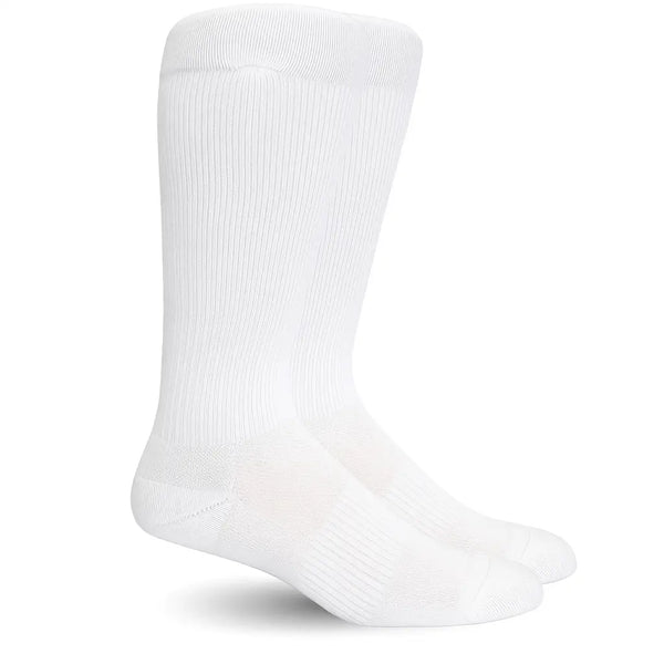 Solid White Cotton - Medical Compression Socks