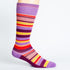 3 Pack - Compression Socks - Purple + Orange/Knee-High