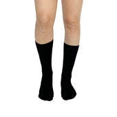 Solid Black Diabetic Socks thumbnail 3