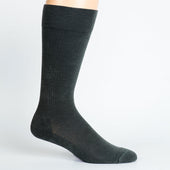 Solid Grey Cotton Compression Socks thumbnail 1